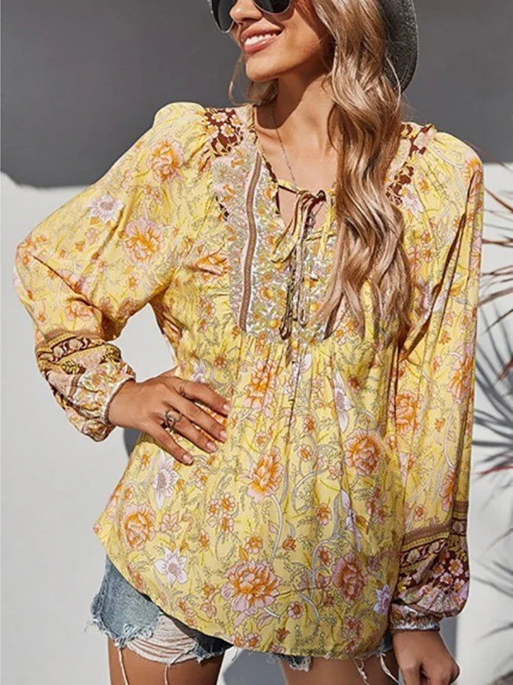 Ginie | Boho Summer Blouse