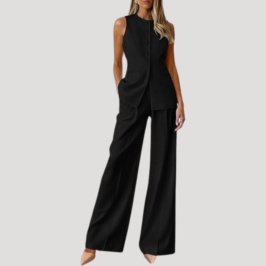 Women’s Elegant Tailored Trouser Smart Suit Set