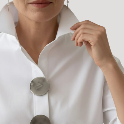 Women’s Elegant Relaxed Fit Button Shirt