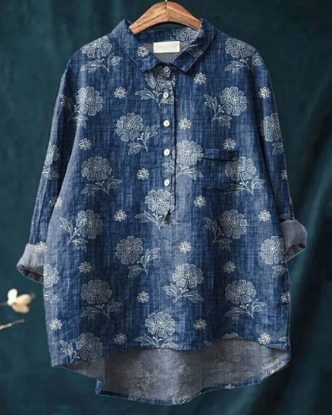 Edwina | Button-Up Bloom Blouse