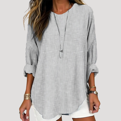 Women’s Casual Summer Striped Tunic Top