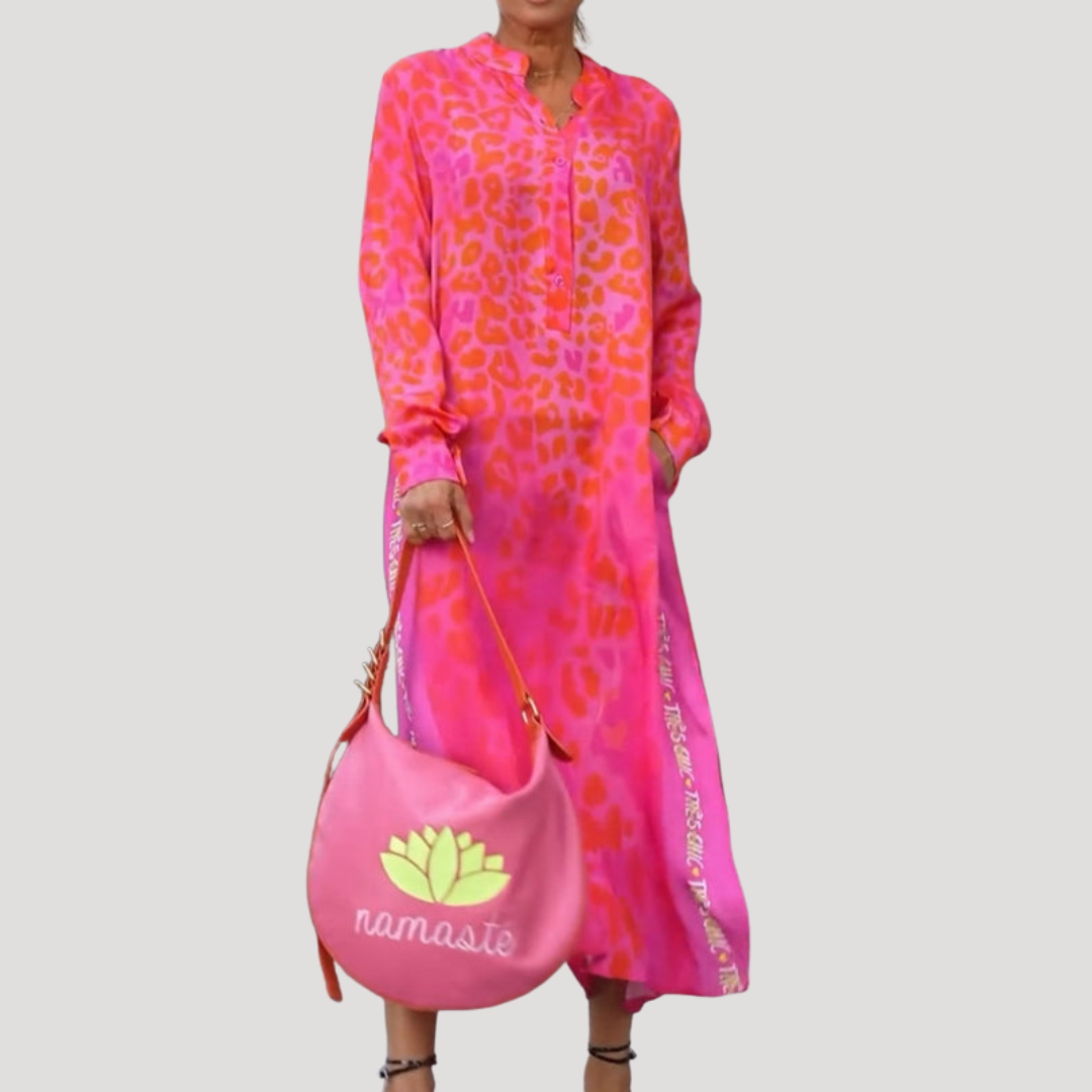 Women’s Printed Casual Summer Midi Dress