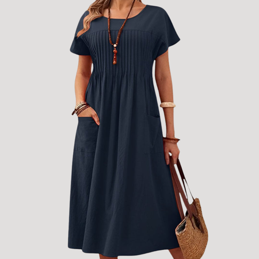 Women’s Flowy Summer Midi Day Dress