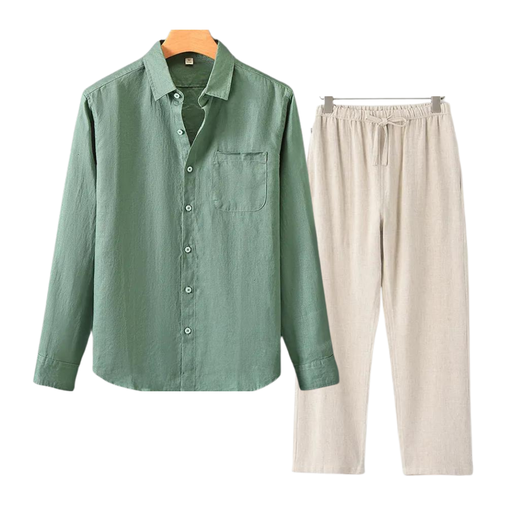 Aulier™ Linen Set (Long Sleeves)