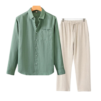 Aulier™ Linen Set (Long Sleeves)