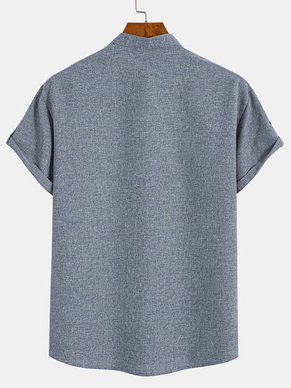 Zalecta | Modern Polo with Stand-Up Collar