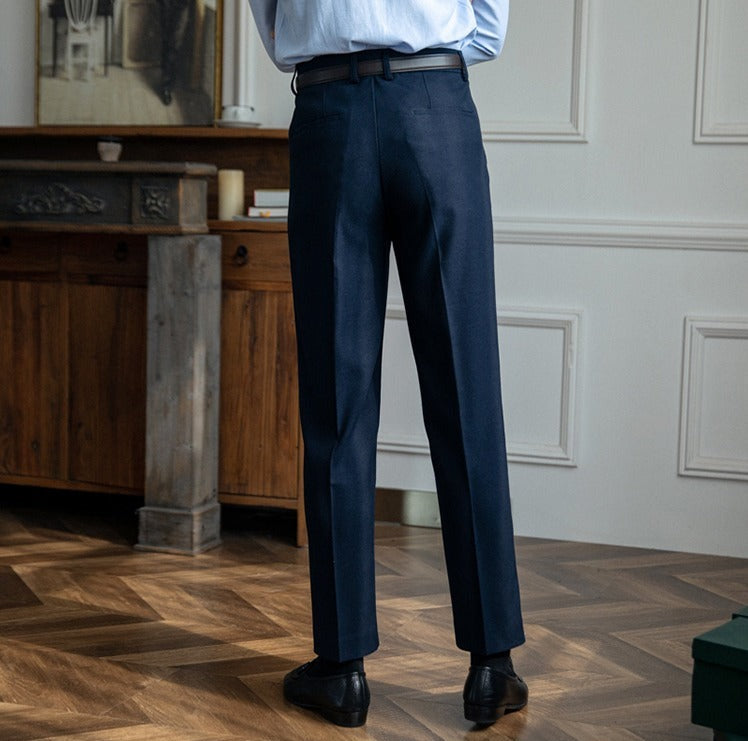 Sharp Pleated Trousers "New York" for the Office