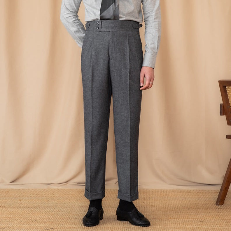Gstaad Double Pleat Trousers Straight Cut