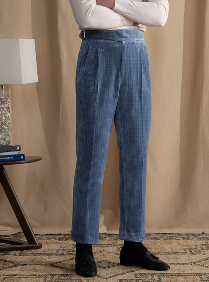 Catania Double Pleat Gurkha Trousers in Corduroy