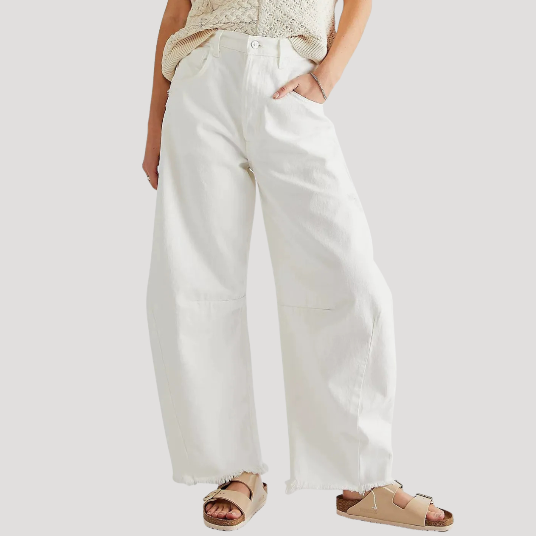 Women’s High Waist Barrel Leg Jeans