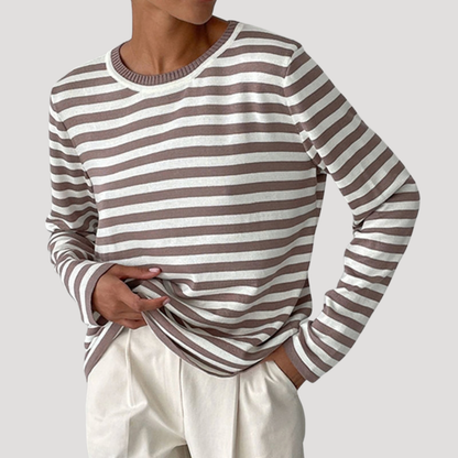 Women’s Striped Long Sleeve Top