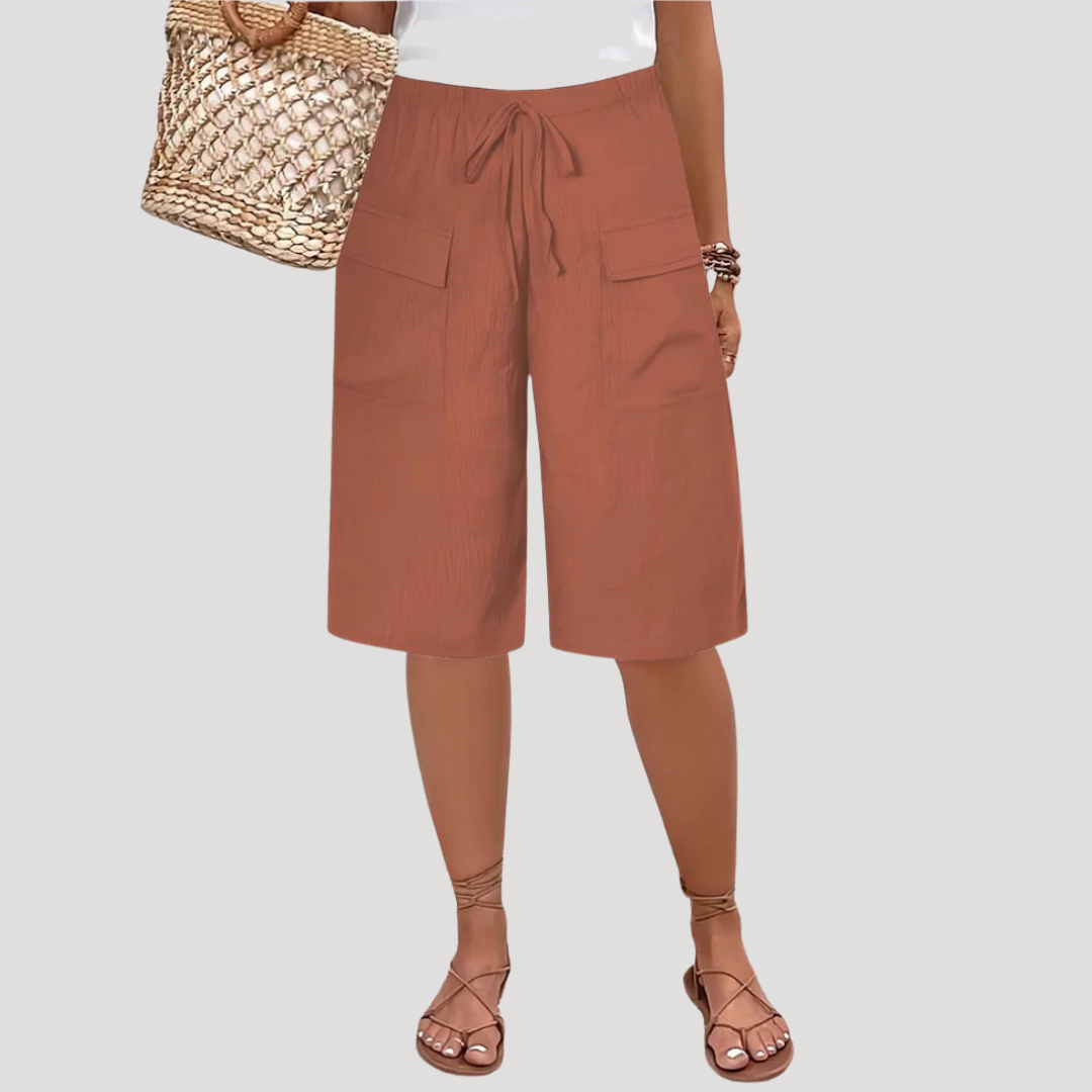 Women’s Elasticated Waist Bermuda Shorts