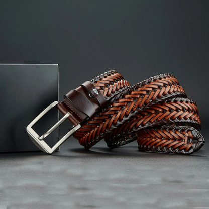Heritage Woven Leather Belt