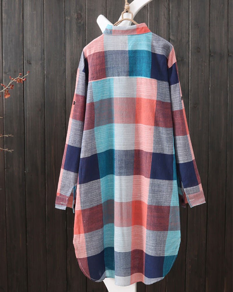 Ingrid | Floating Check Shirt