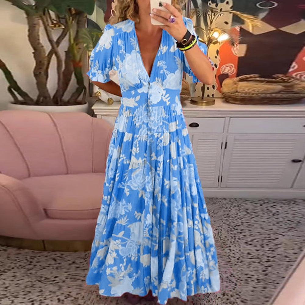 Dionne - Vibrant Floral Dress
