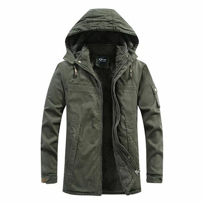 Flavie - Warm Fleece Jacket with Removable Hood