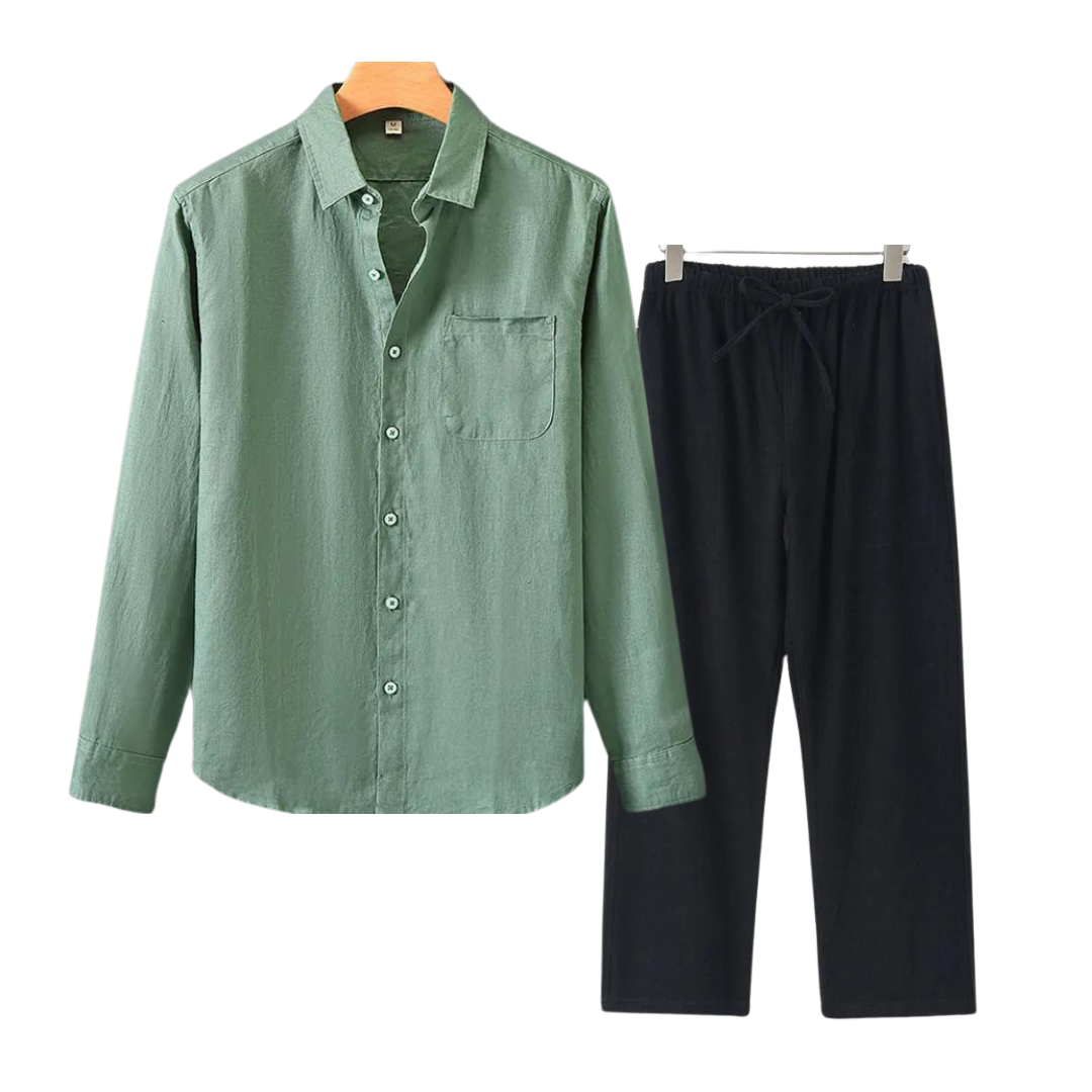 Aulier™ Linen Set (Long Sleeves)