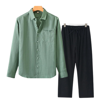 Aulier™ Linen Set (Long Sleeves)