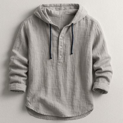 Donatien – Linen Shirt with Hood