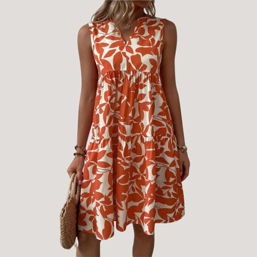 Floral Sleeveless Tiered Dress for Fresh Summer Style