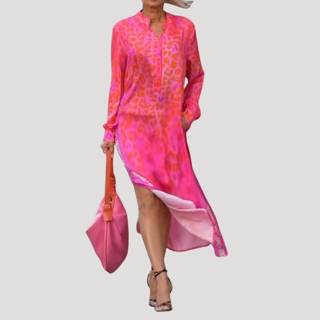 Women’s Printed Casual Summer Midi Dress