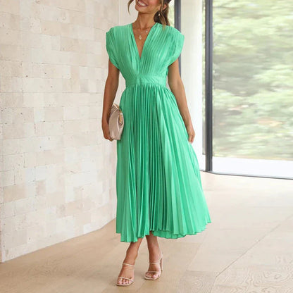 Élise™ | Pleated Midi Dress