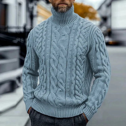Arthus - Classic Twisted Roll Neck Jumper