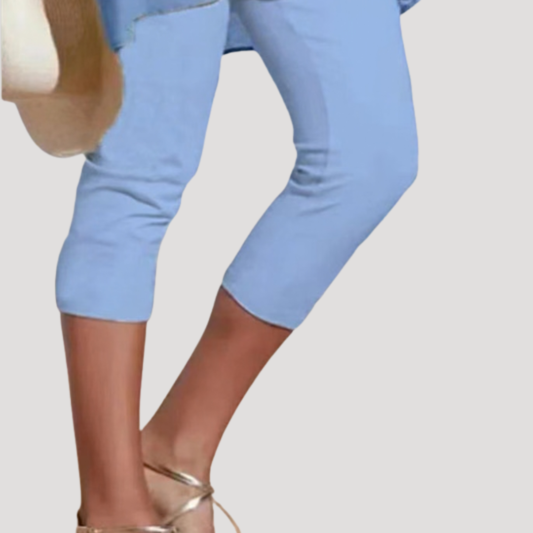 Women’s Capri Leggings – Stretch Cropped Casual Leggings