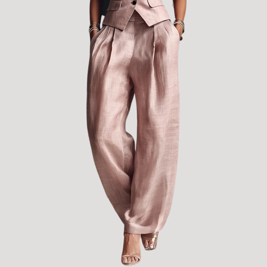 Women’s Elegant Waistcoat Co Ord Trouser Set