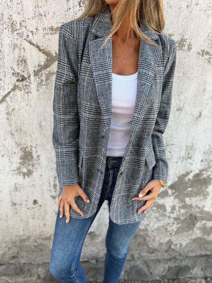 Andrea™ | Winter Check Blazer