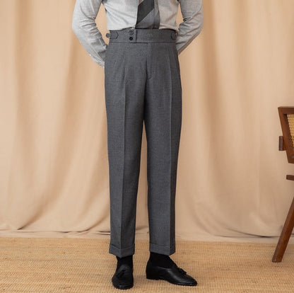 Gstaad Double Pleat Trousers Straight Cut