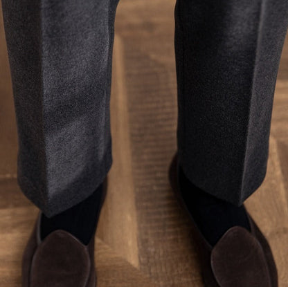 Bristol Wool Felt Straight Trousers