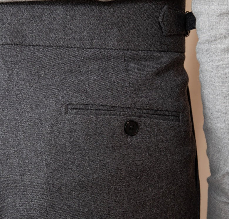 Gstaad Double Pleat Trousers Straight Cut