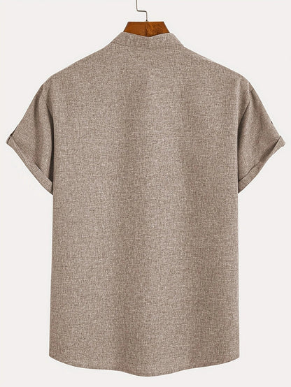 Zalecta | Modern Polo with Stand-Up Collar