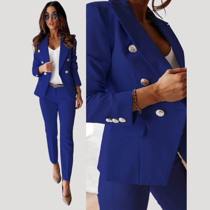 Women’s Fitted Blazer Smart Trouser Suit