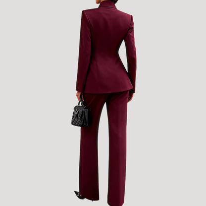 Women’s Elegant Tailored Trouser Work Suit