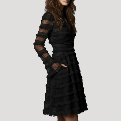 Women’s Elegant Lace Party Mini Dress