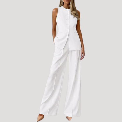 Women’s Elegant Tailored Trouser Smart Suit Set