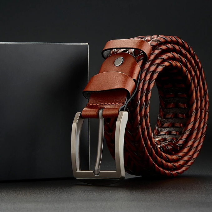 Heritage Woven Leather Belt
