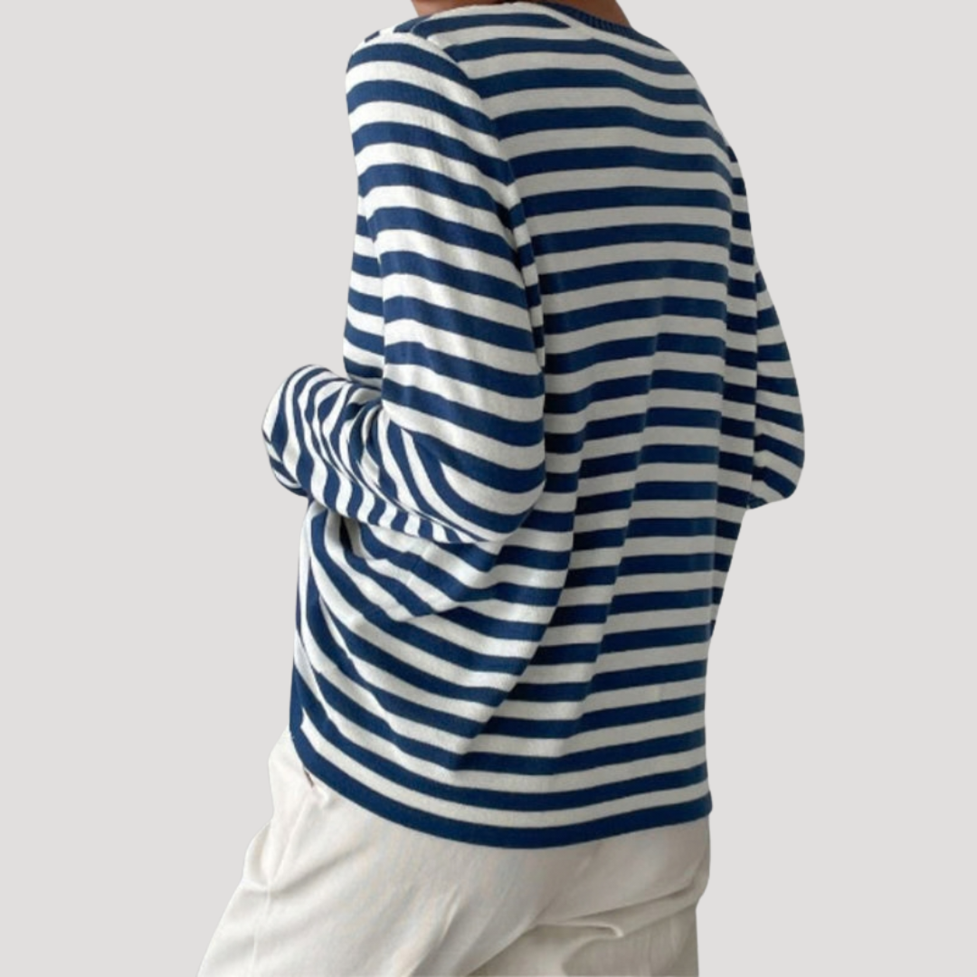 Women’s Striped Long Sleeve Top