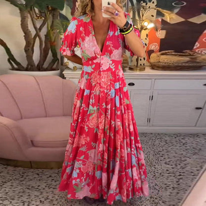 Dionne - Vibrant Floral Dress
