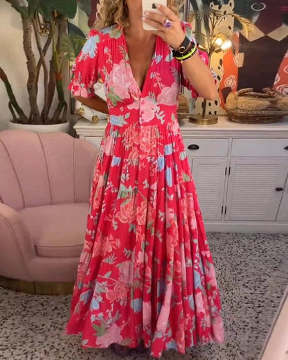 Dionne - Vibrant Floral Dress
