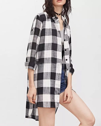 Ingrid | Floating Check Shirt