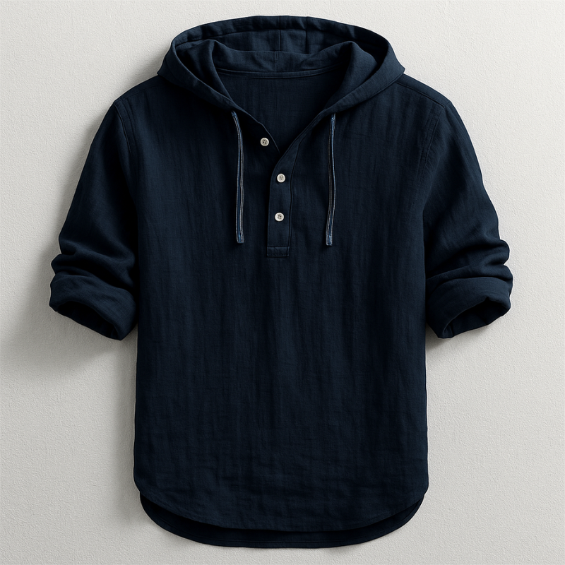 Donatien – Linen Shirt with Hood