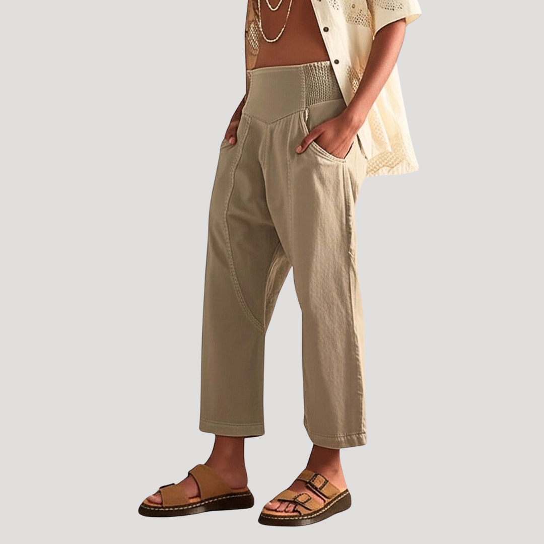 Women’s Wide Leg Denim Trousers