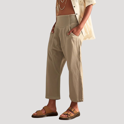 Women’s Wide Leg Denim Trousers