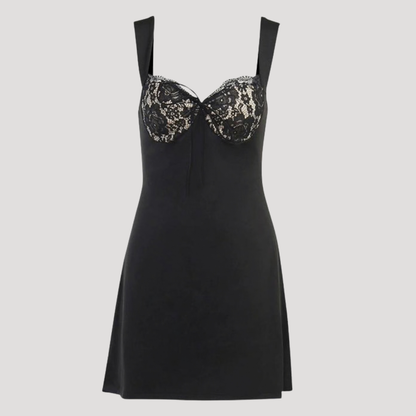 Lace Corset Mini Dress for Evening Wear