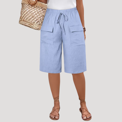 Women’s Bermuda Elasticated Waist Summer Shorts
