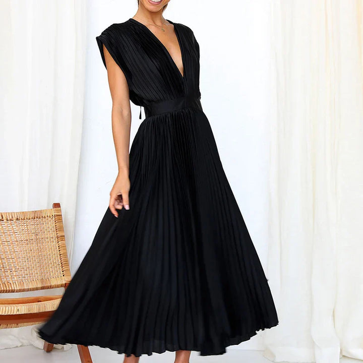 Élise™ | Pleated Midi Dress