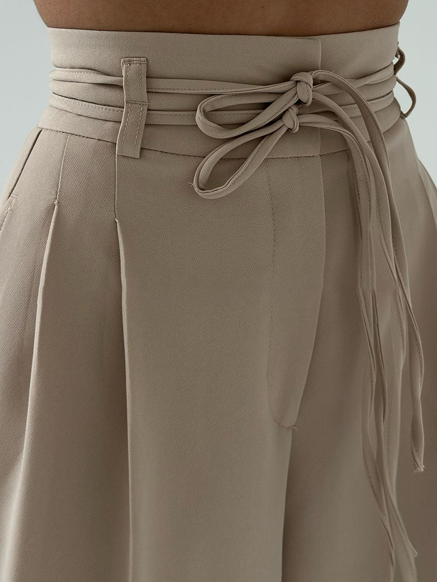 Briseis - Wide High-Waisted Trousers